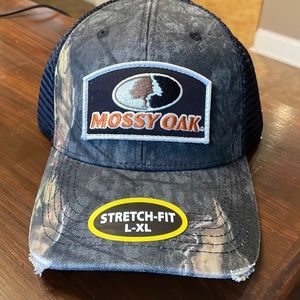 NWT Mossy Oak Eclipse Camo Hat Cap, Size L/XL